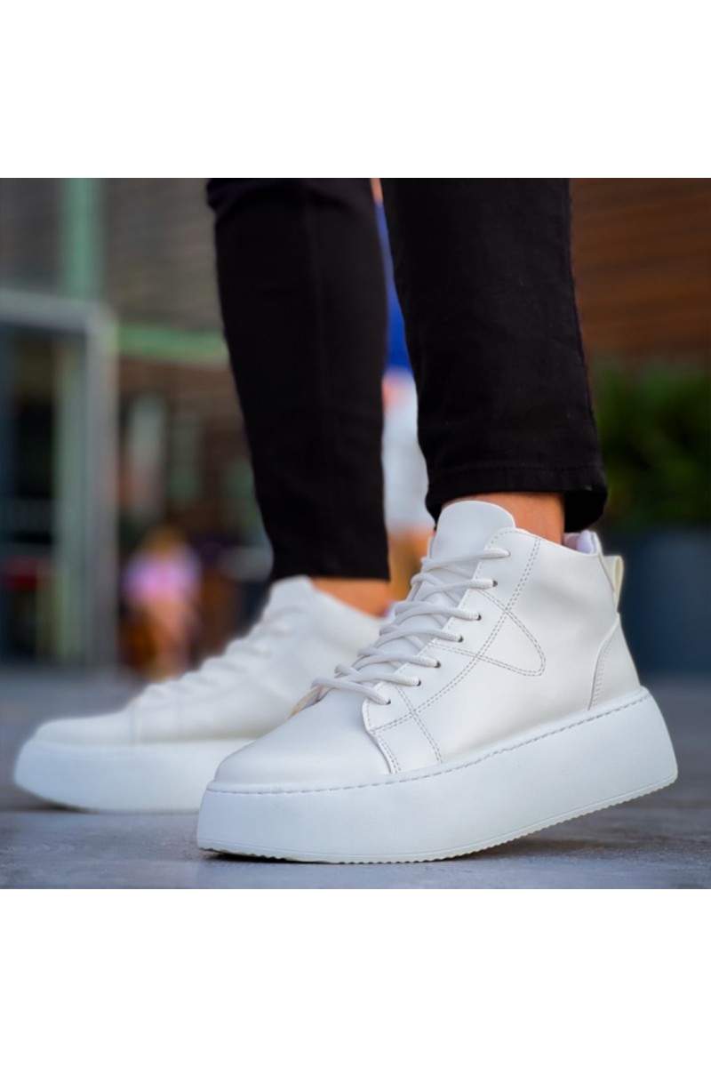 Mens Boots - White - LE10