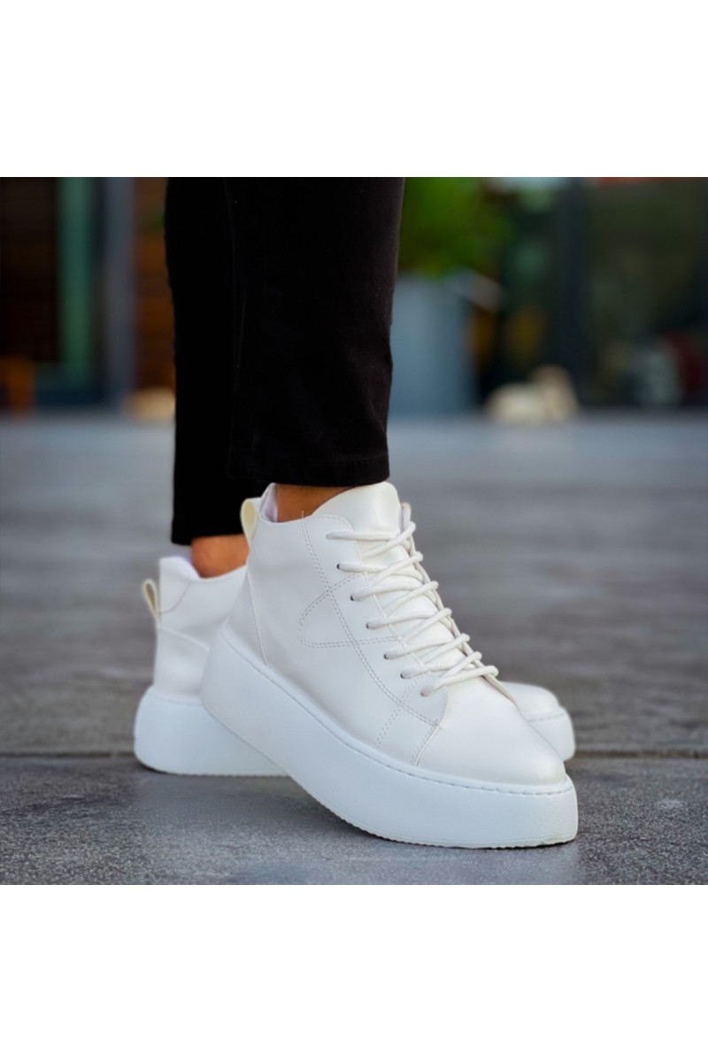 Mens Boots - White - LE10