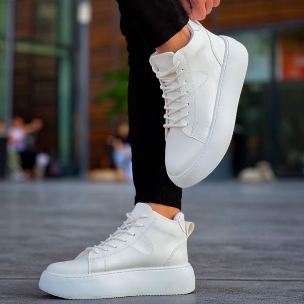 Mens Boots - White - LE10