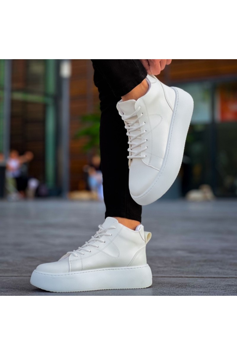 Mens Boots - White - LE10