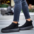 Mens Boots - Black Suede - LE10
