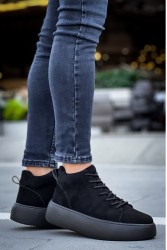 Mens Boots - Black Suede - LE10