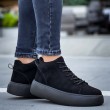 Mens Boots - Black Suede - LE10