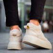 Mens Boots - Beige - LE10