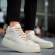 Mens Boots - Beige - LE10
