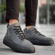 Mens Boots - Anthracite Black - LE10