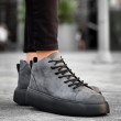 Mens Boots - Anthracite Black - LE10