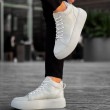 Mens Boots - Gray Suede - LE10