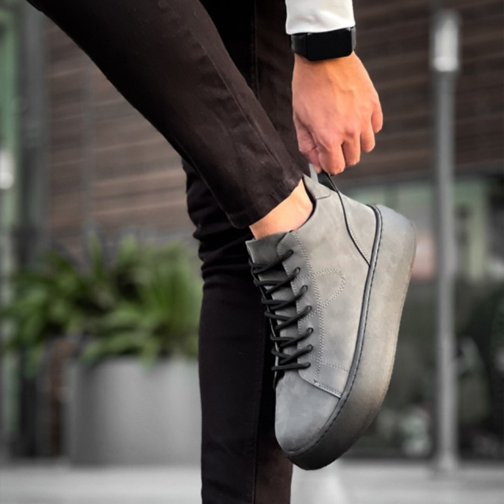 Mens Boots - Anthracite Black - LE10