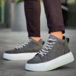 Mens Boots - Anthracite White - LE10