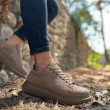 Mens Sneakers - Camel Suede - 044