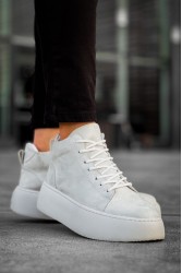 Mens Boots - Gray Suede - LE10