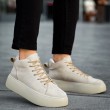 Mens Boots - Beige - LE10