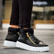 Mens Boots - Black White - 512