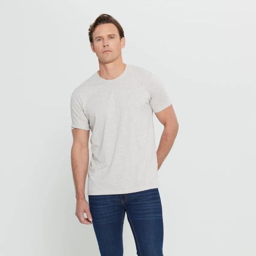 Mens T-shirt - Beige - 001