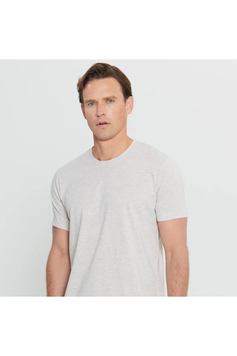 Mens T-shirt - Beige - 001
