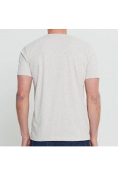 Mens T-shirt - Beige - 001