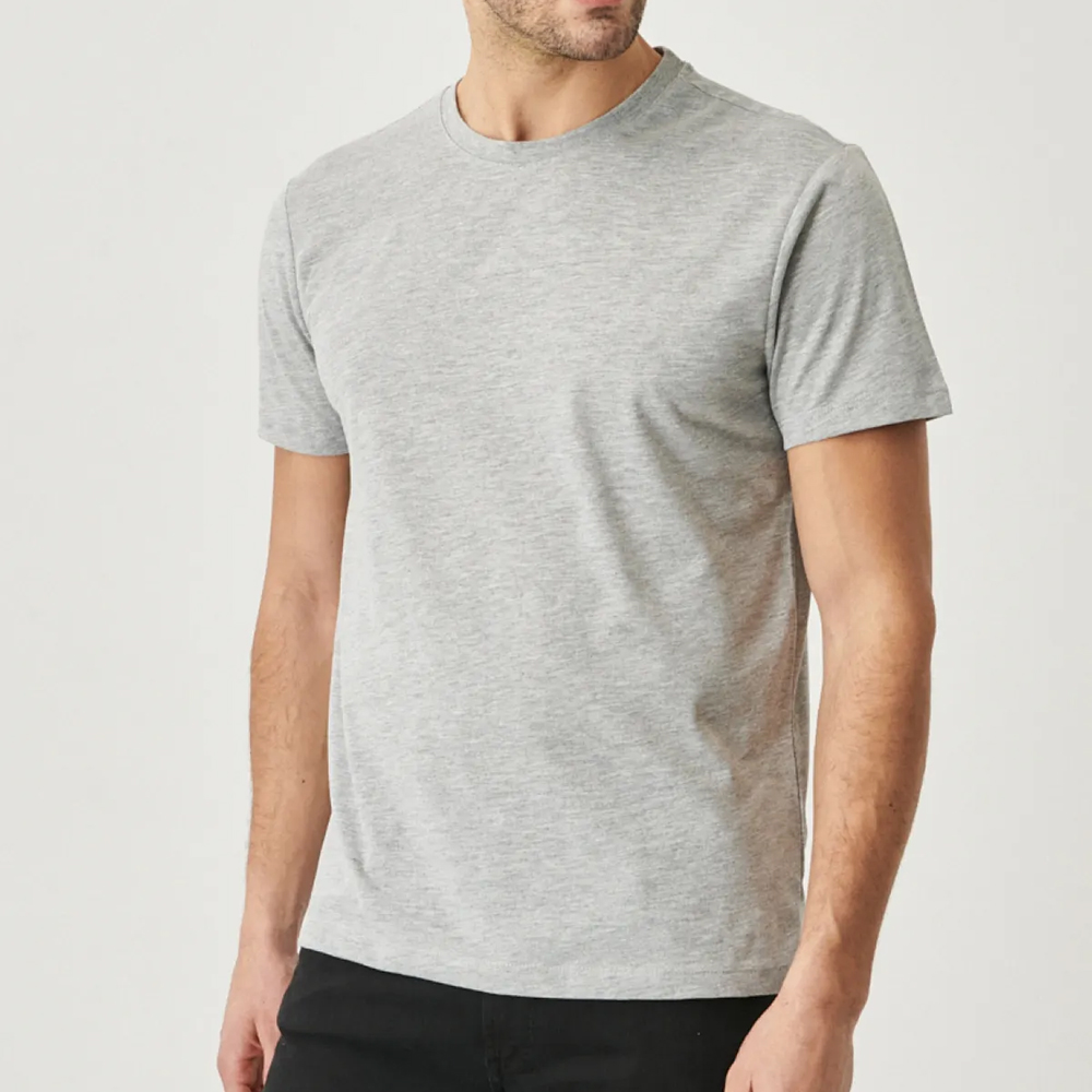 Mens T-shirt - Gray - 1 - 001