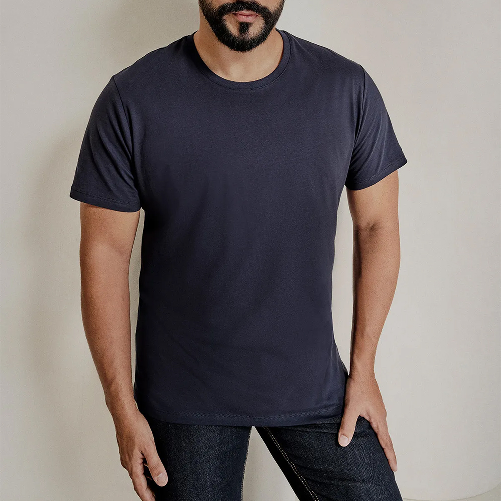 Mens T-shirt - Dark Blue - 001
