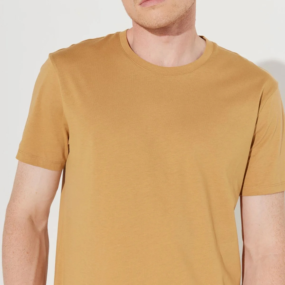 Mens T-shirt - Mustard - 001