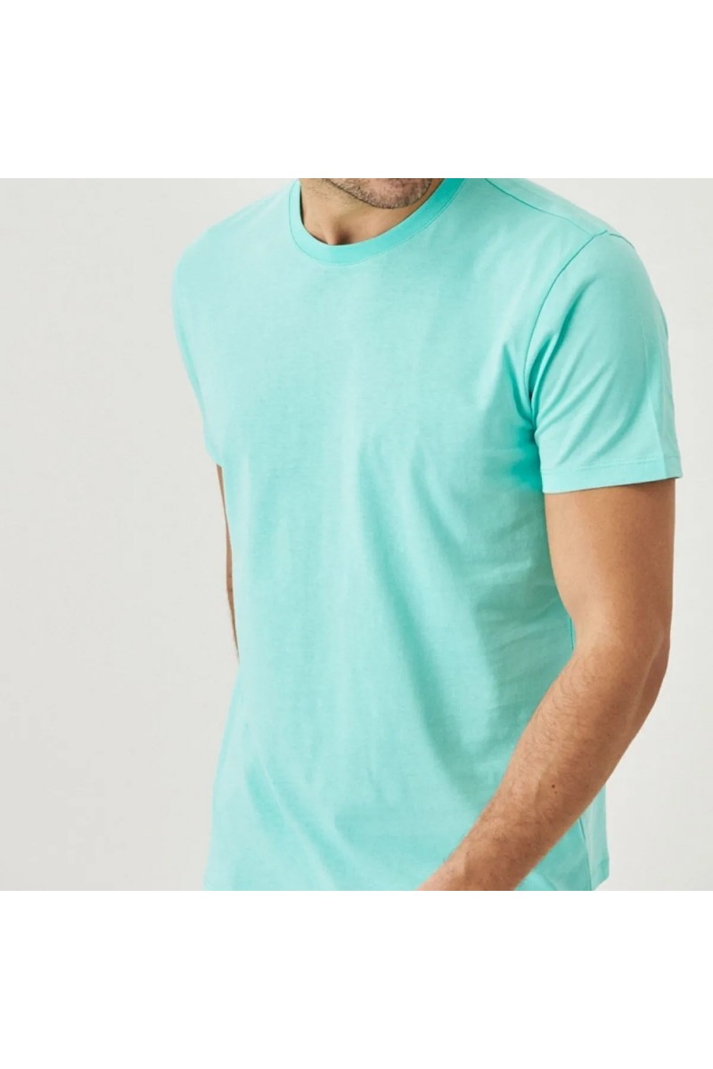 Mens T-shirt - Turquoise - 001