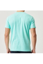 Mens T-shirt - Turquoise - 001