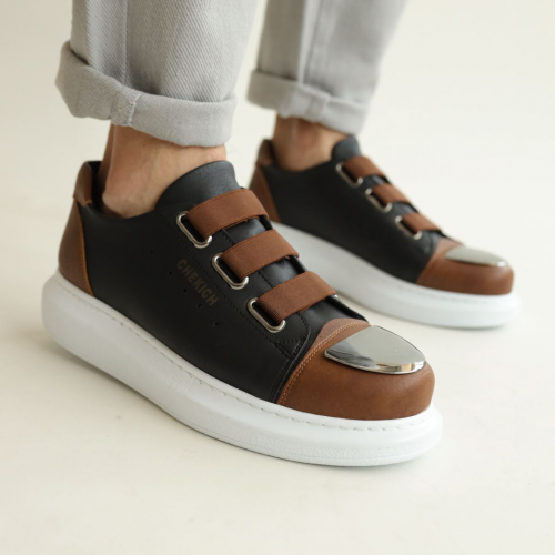 Mens Sneakers - Black Tan - 251 - 3