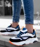 Men’s Sneakers - White Blue - DS.MJ1838