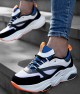 Men’s Sneakers - White Blue - DS.MJ1838