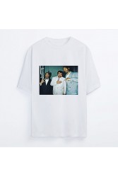 Unisex  Oversized T-shirt  - White - Müslüm FT 2pac