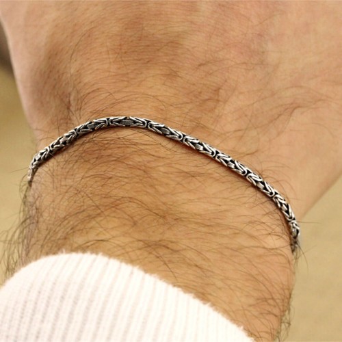 Mens Bracelet - Silver - 460