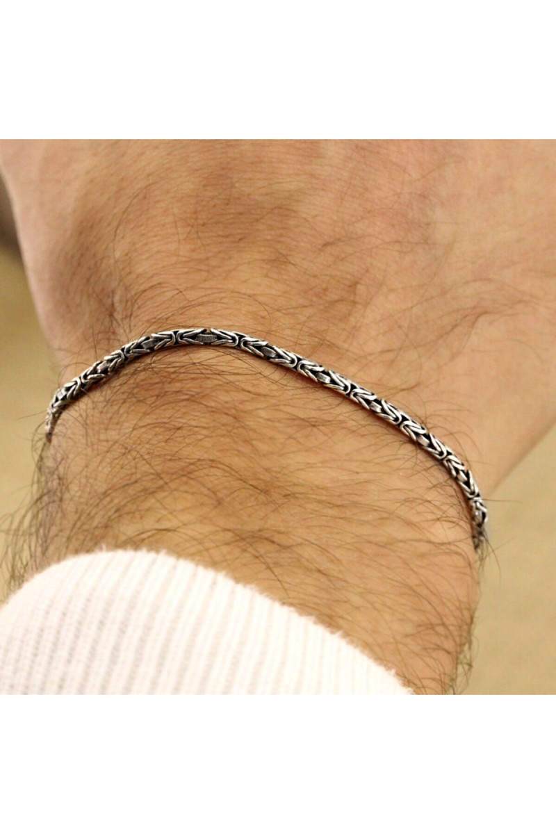Mens Bracelet - Silver - 460
