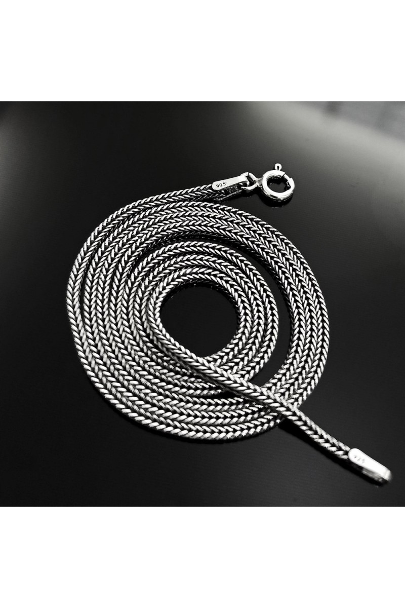 Mens Necklace - Silver - 57