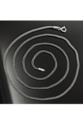 Mens Necklace - Silver - 57