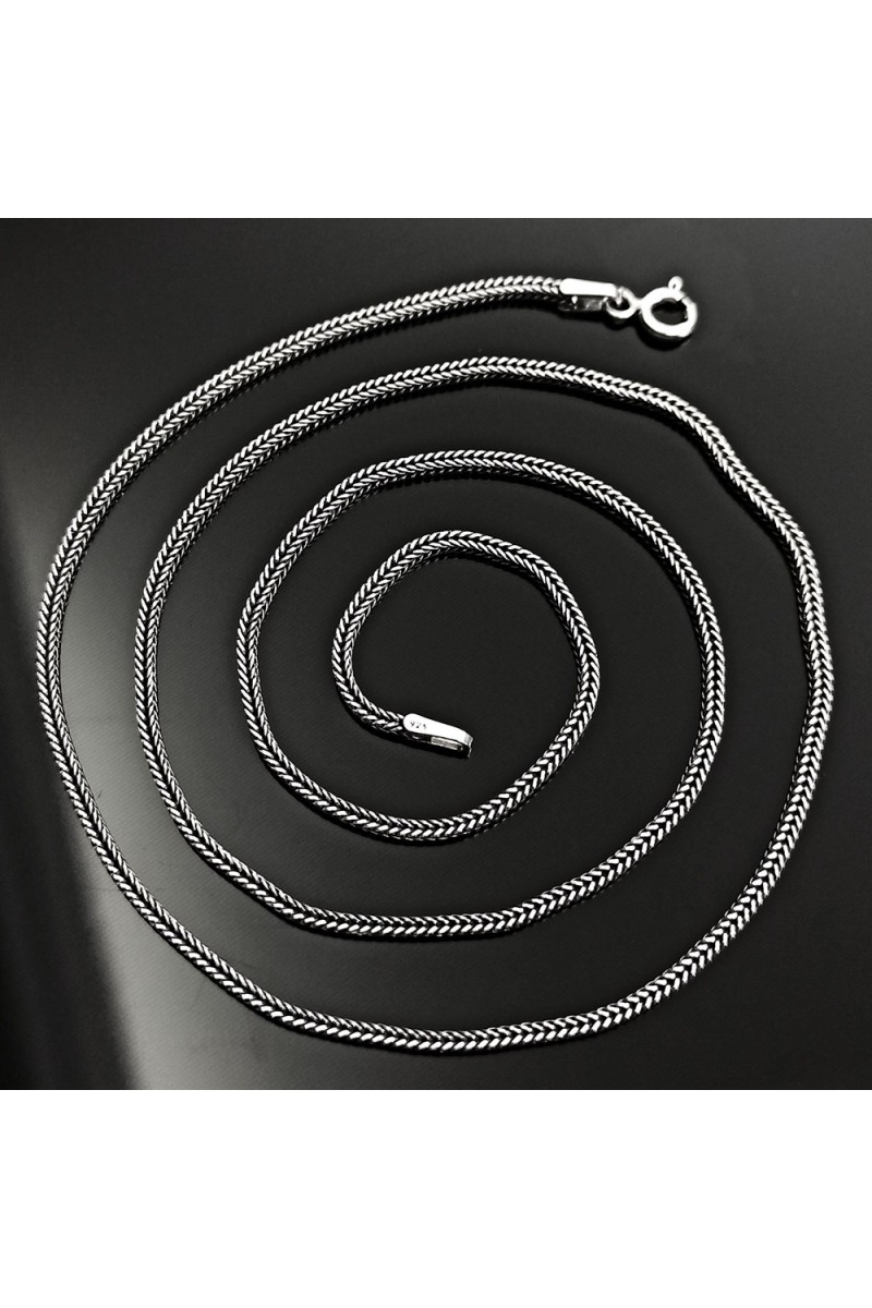 Mens Necklace - Silver - 57