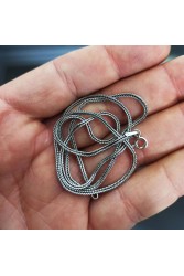 Mens Necklace - Silver - 57