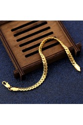 Mens Bracelet - Silver Gold - 848