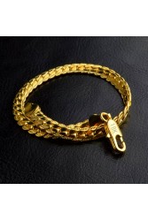 Mens Bracelet - Silver Gold - 848