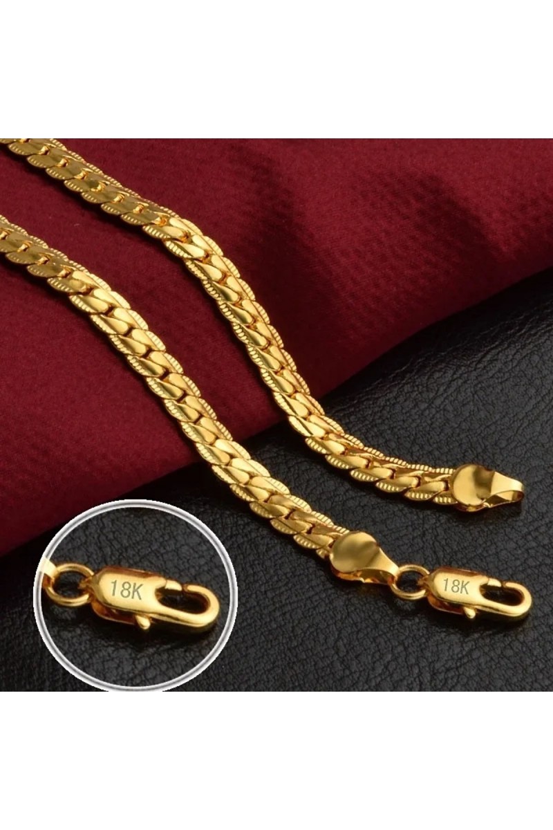 Mens Bracelet - Silver Gold - 848