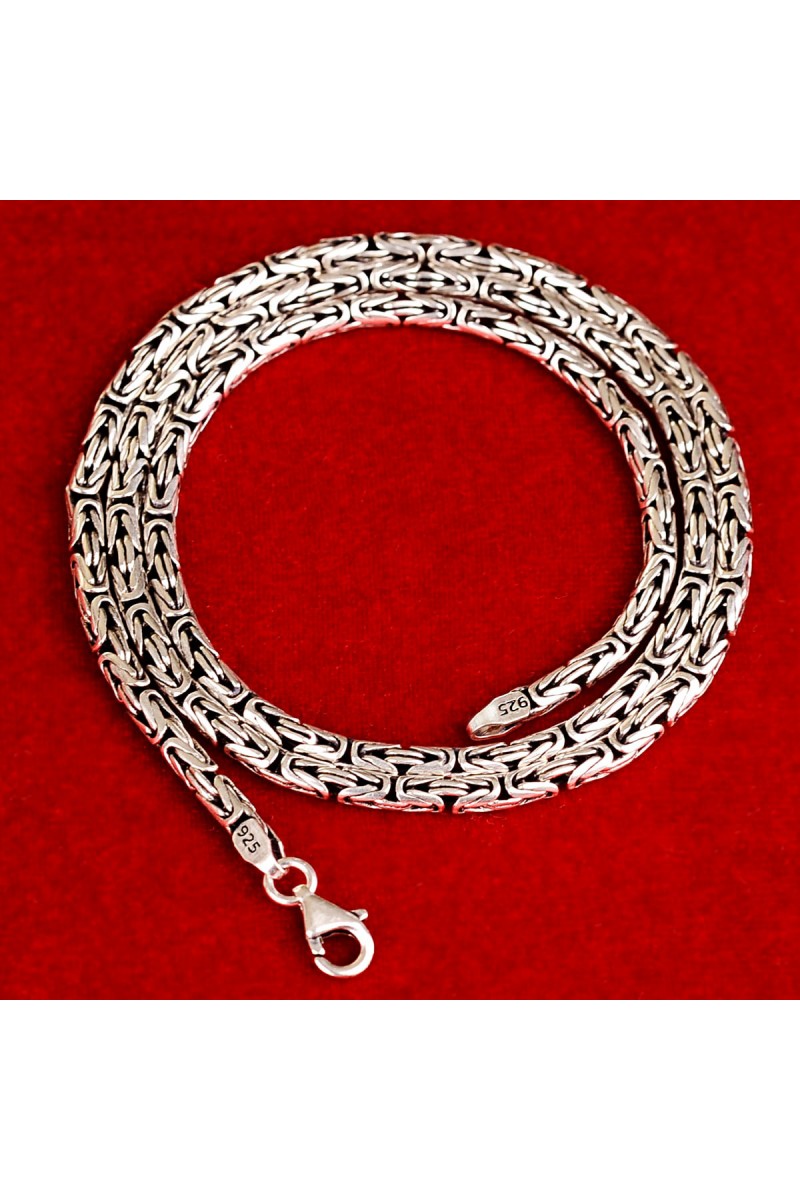 Mens Necklace - Silver - 5216