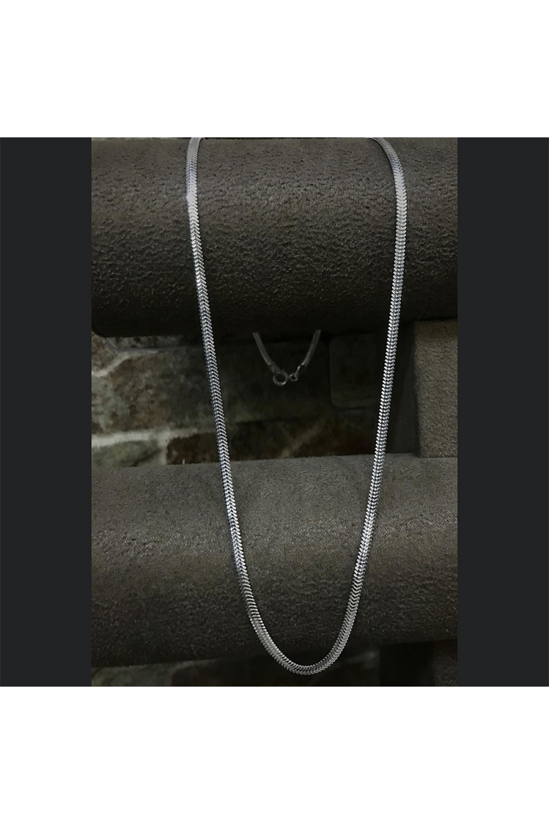 Mens Necklace - Silver - 23