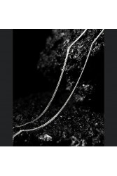 Mens Necklace - Silver - 60