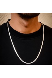 Mens Necklace - Silver - 1205