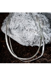 Mens Necklace - Silver - 1205