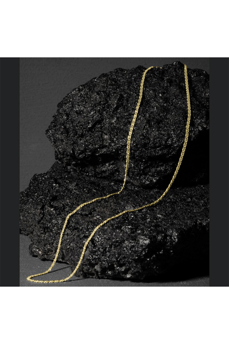 Mens Necklace - Silver - Gold - 50M