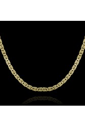 Mens Necklace - Silver - Gold - 50M