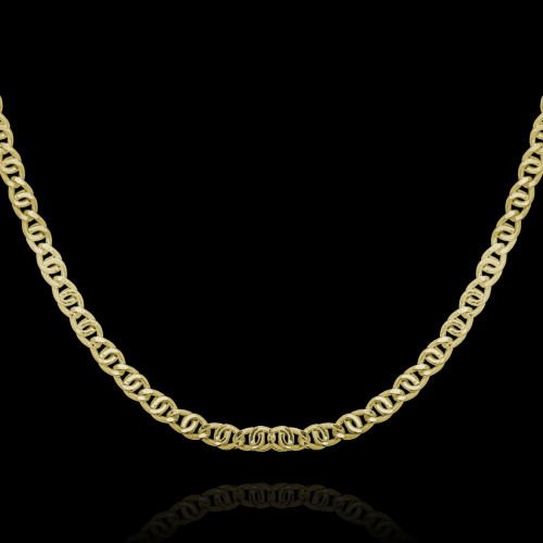 Mens Necklace - Silver - Gold - 50M