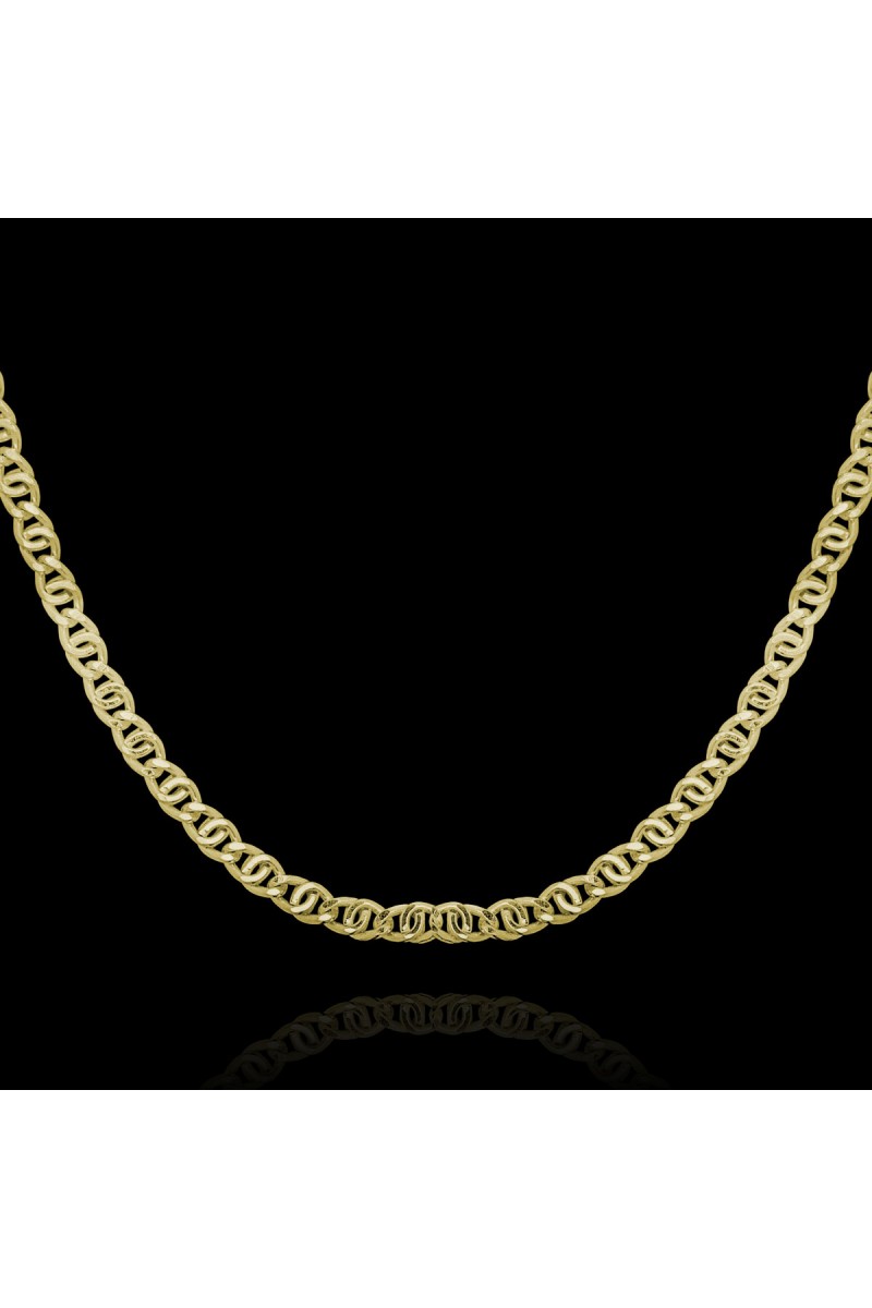Mens Necklace - Silver - Gold - 50M