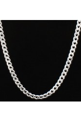 Mens Necklace - Silver - 03