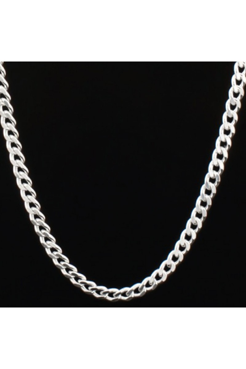 Mens Necklace - Silver - 03